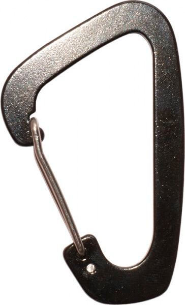 Карабин алюминиевый с рычагом 3x40x64 мм