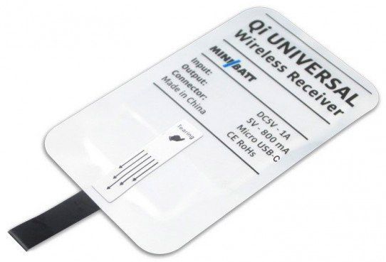 Беспроводное зарядное устройство MiniBatt Card Lightning MB-CARD-LIGHT B
