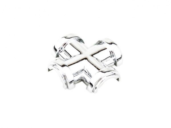 Соединитель крестовый к молдингу ДК хром 1 шт. хром DC