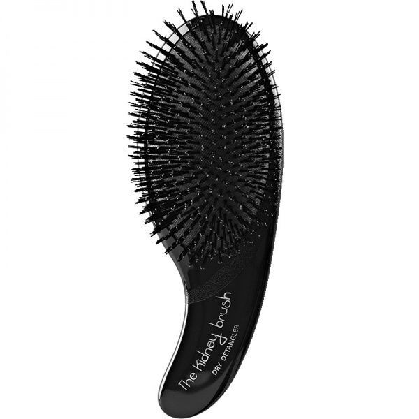 Щітка для волосся Olivia Garden Kidney Brush Dry Detangler Black BR-KI1PC-DDBLA