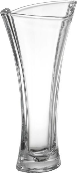 Ваза стеклянная прозора Smile 30,5 см Bohemia