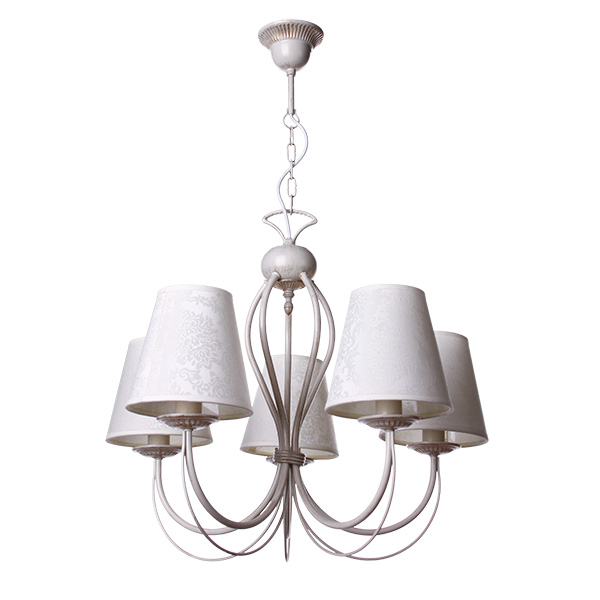 Люстра подвесная ALFA IRMA 5x40 Вт E14 бежевый 20915 