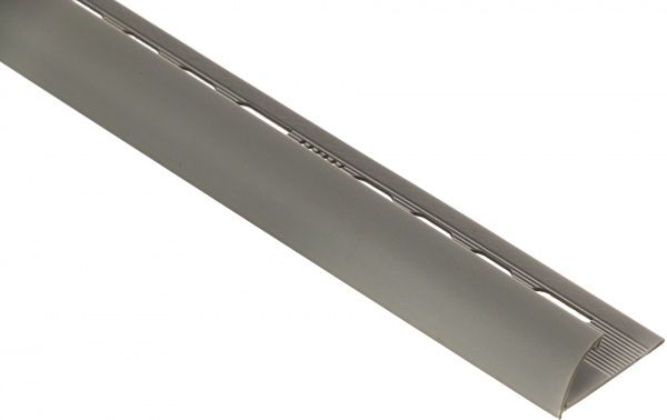 Уголок для плитки Salag внешний 03 ПВХ 10003 10 мм 2,5м серый 