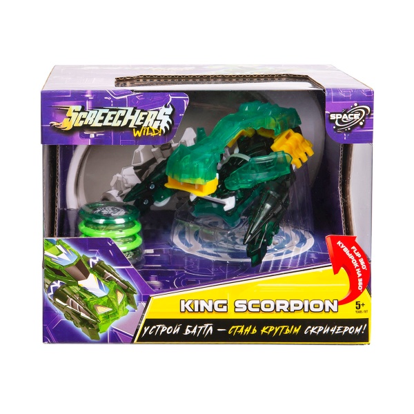Трансформер Screechers Wild S3 L2 Кінг Скорпіон 1:43 EU682202