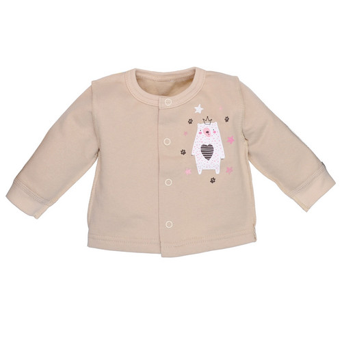Кофтинка дитяча для дівчинки Татошка р.80 бежевий 0402302беж 