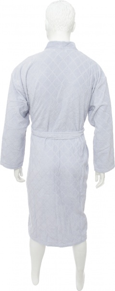 Халат чоловічий Durutex Velour р. XXL срібний