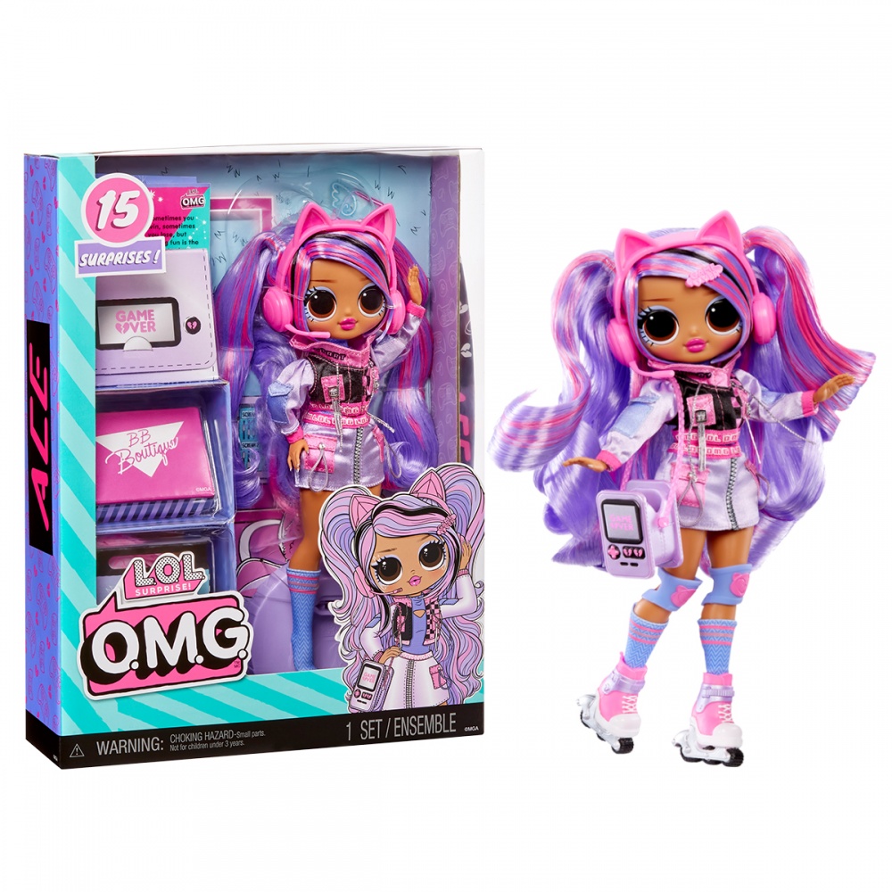 Кукла L.O.L. SURPRISE! серии O.M.G. S8 – Роллер Эйс 510383