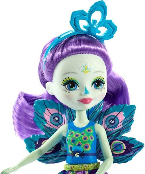 Кукла Enchantimals Павлин Петтер обновленная FXM74