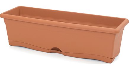 Горшок пластиковый Plastiken Terra Jardinera 7552 прямоугольный 12 л терракот 
