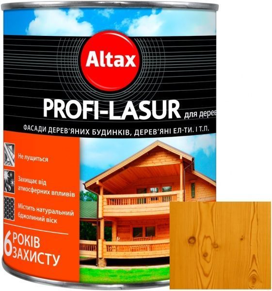 Лазурь Altax Profi-Lasur сосна шелковистый мат 0,75 л