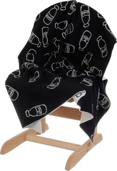 Плед Banian Милки Вей 90x100 см молочный с принтом 