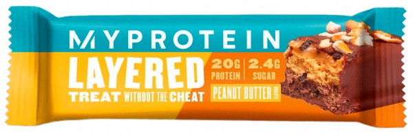 Протеїновий батончик Myprotein Retail Layer Bar Арахісова паста 60 г