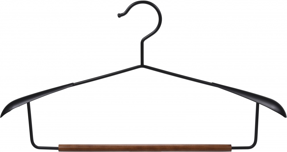 Плечики Vivendi Lotus wood 1.2 черный орех