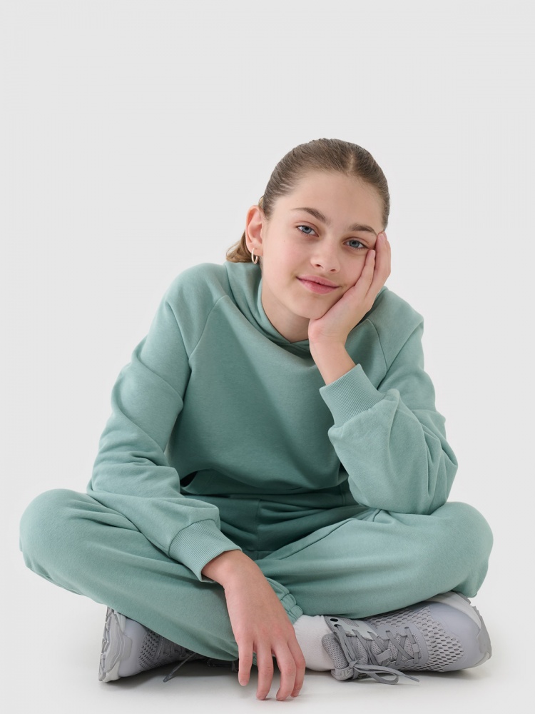 Джемпер 4F SWEATSHIRT F1478 4FJWSS25TSWSF1478-47S р.146 м'ятний