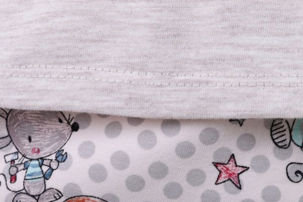 Пижама женская Roksana Mouse 767/16008 р. L бежевый с рисунком 