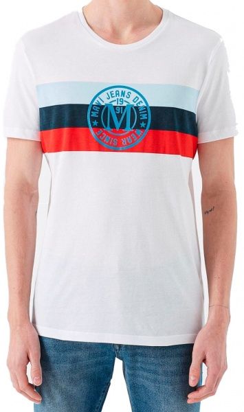 Футболка Mavi LOGO TEE WITH STRIPE PRINT 065929-620 M