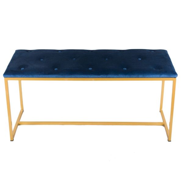 Банкетка Метал Арт Торонто темно-синий 