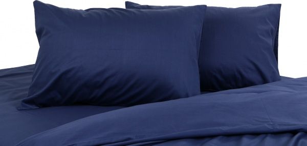 Комплект постельного белья Solid 2 семейный синий La Nuit 