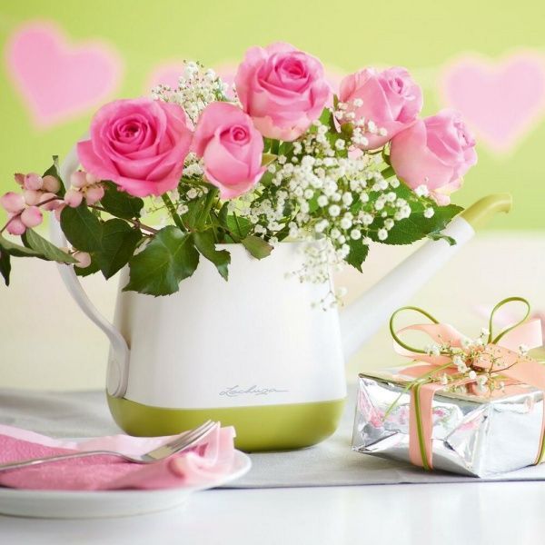 Лійка для квітів Lechuza Yula 1,7 л білий/фісташковий