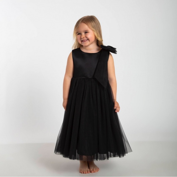 Платье Maya-MI Бант с лентой 0105-0023-12-1 р.128 черный 