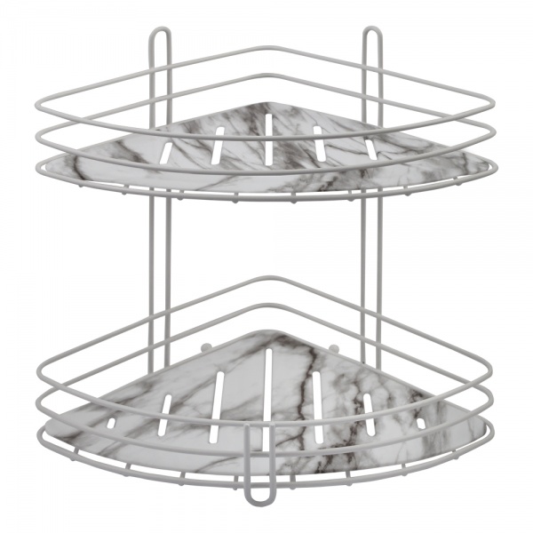 Полиця-сітка Arino 60939 білий мармур 