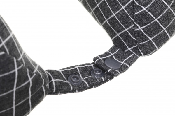 Подушка для путешествий Geometry Luna 24x28 см серый