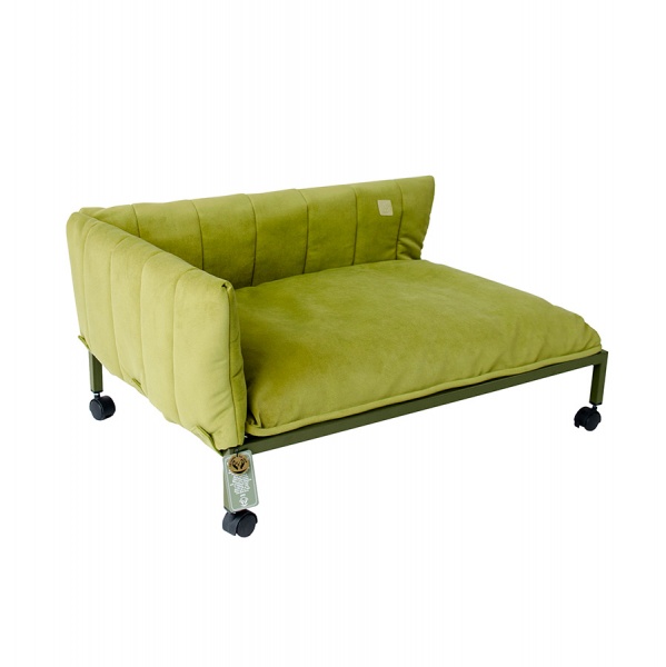 Лежак 10 центів для Джека Вардо L на колёсах оливковый