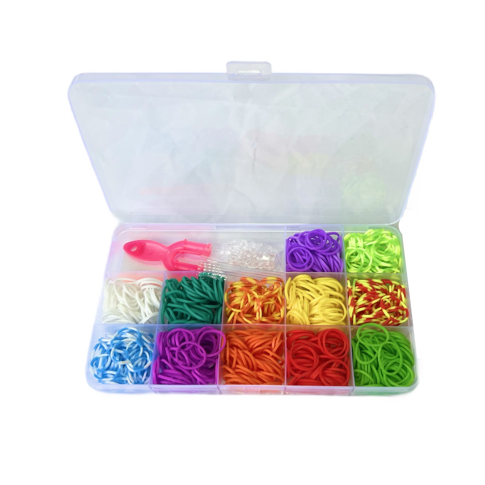 Набір резинок для плетіння Qunxing Toys 12 видів FG60111K