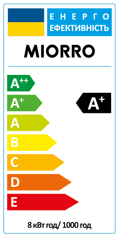 Лампа светодиодная Miorro 640 Лм 8 Вт G45 матовая E27 220 В 4000 К 51-314-008
