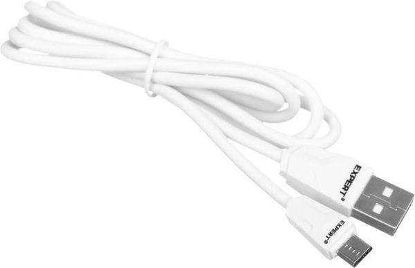 Кабель Expert Power USB – microUSB 1 м белый (EC-D05MWH) EC-D05MWH