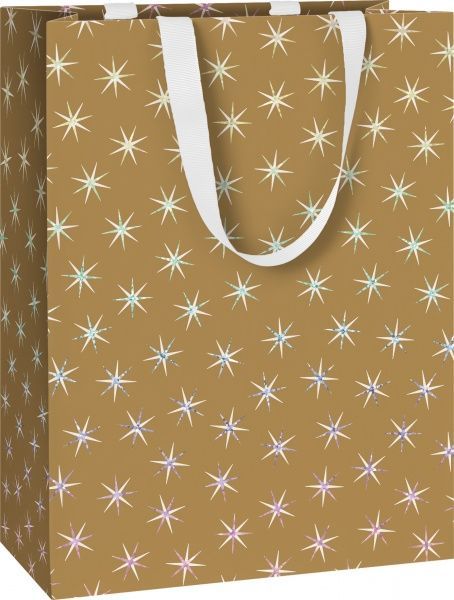 Пакет подарунковий Adaria gold 25x13x33 см STEWO