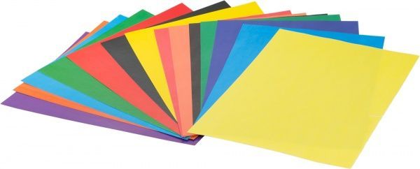 Набор цветного картона и бумаги А4 по 7 листов НКП-А4-7 Апельсин