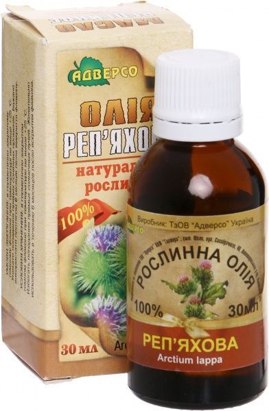 Натуральное масло Адверсо Реп'яхова 30 мл 