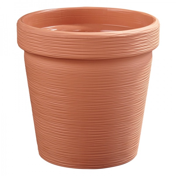 Кашпо Терра круглый 2,35 л карамельный (КШ-9264) 