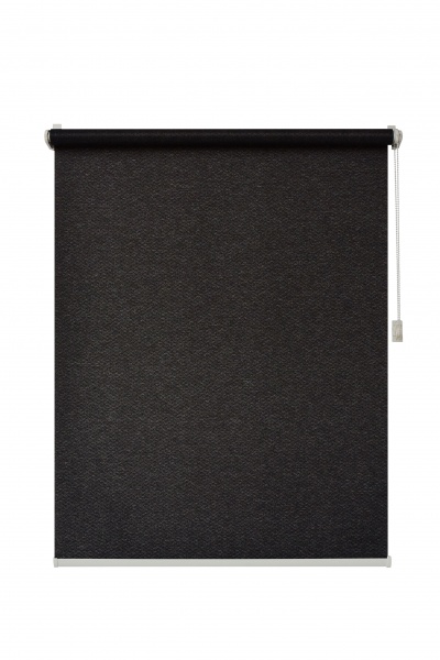 Ролета мини Gardinia Риббед 54x170 см черная 