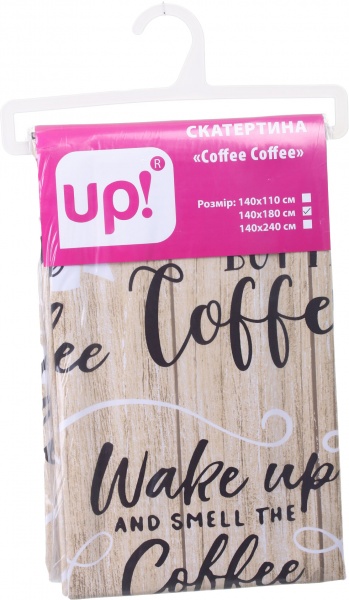 Скатертина Coffee 140x180 см бежевий UP! (Underprice) 