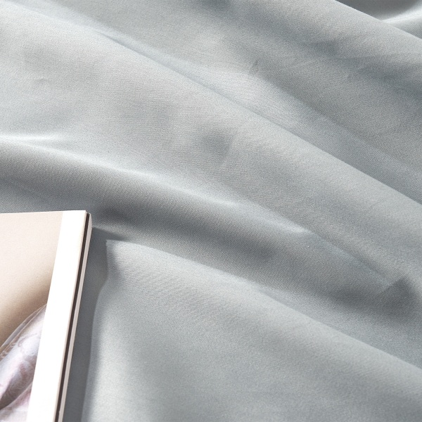 Комплект постільної білизни Solid 2 сіро-блакитний La Nuit 