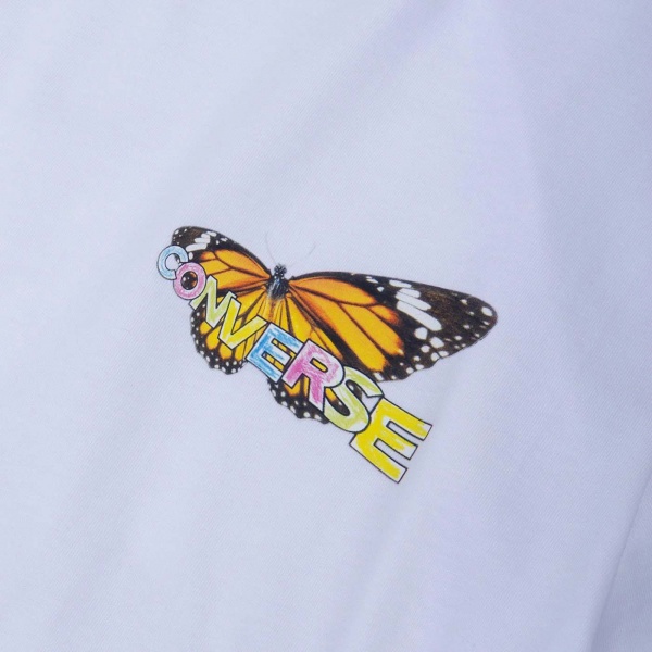 Футболка Converse CITY BUTTERFLY TEE 10024616-102 р.S белый