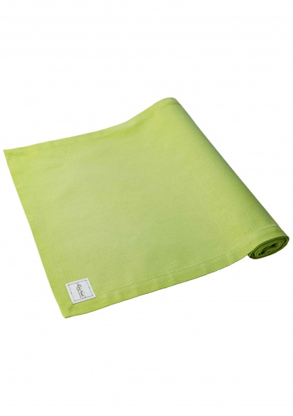 Доріжка (ранер) Квітка зелена однотон 40x140 см La Nuit 