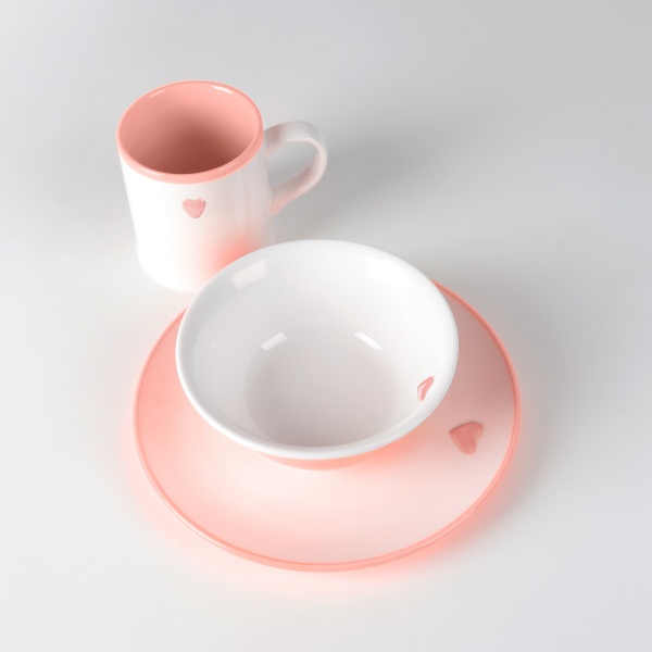 Тарілка обідня 20 см KP-46 Pink MVM