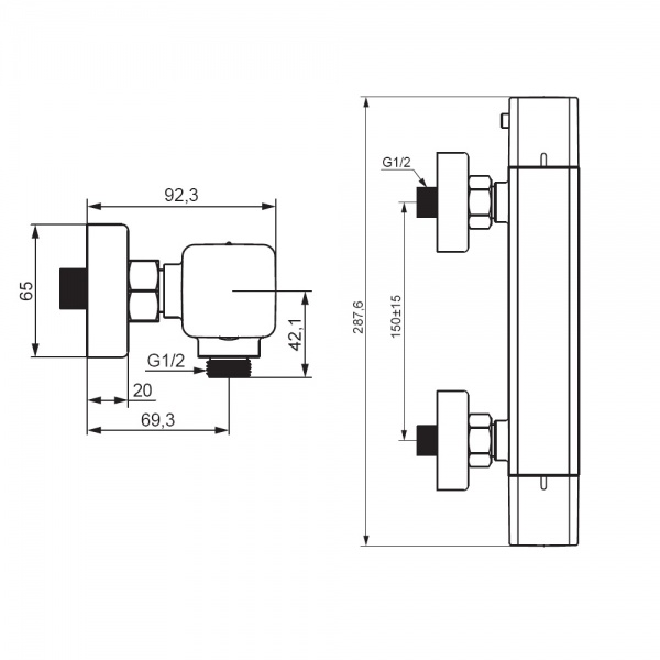 Змішувач для душу Damixa Gala 536000000