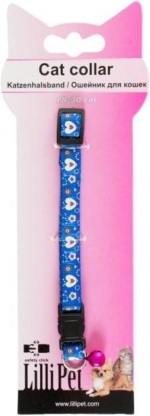 Ошейник Lilli Pet Cat Collar синий 1х18-30 см