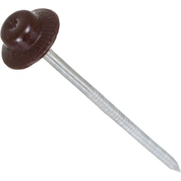 Цвяхи для ондуліна 3.1x70 мм 100 шт Onduline (коричневі)