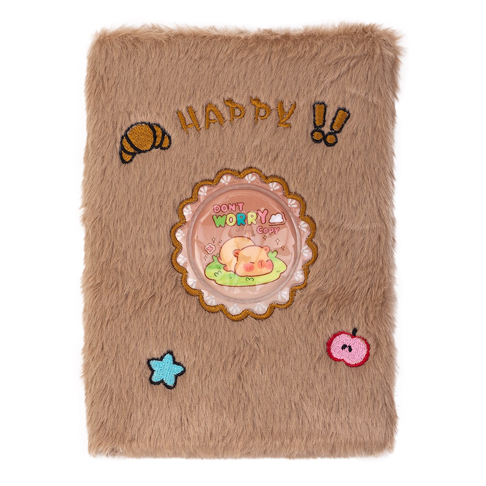 Блокнот плюшевый Forme CAPYBARA 14 А5 80 лист. KIDS Line