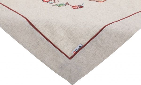 Скатерть «Фрукты» 407-17/00 70x70 см льняной Эдельвика 