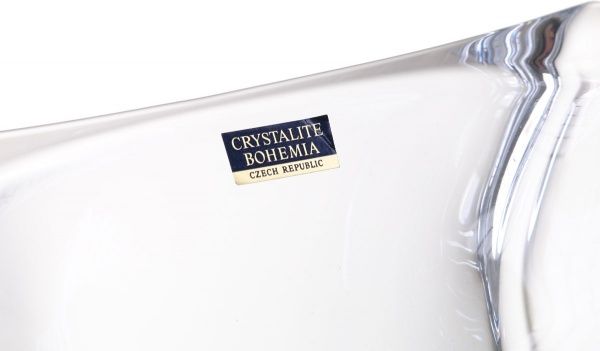 Ваза стеклянная прозрачная Neptune 33 см Bohemia