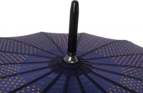 Зонт Калейдоскоп, трость, автомат коричневый с бежевым 