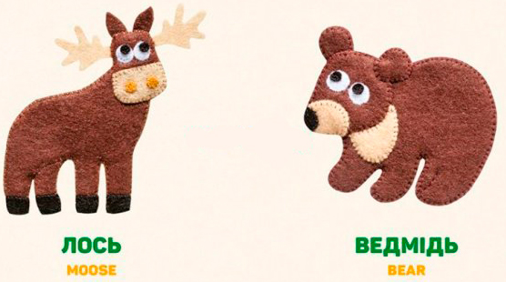 Книга Олена Забара «Лісові звірі. Forest animals» 978-617-679-317-5