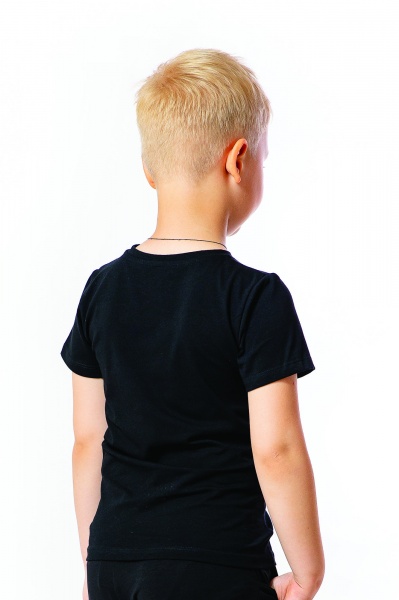 Футболка для мальчиков KOSTA р.122–128 черный 0538-2 