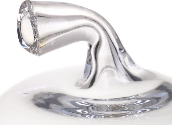 Ваза прозрачная груша 30х18.5 см Теамо